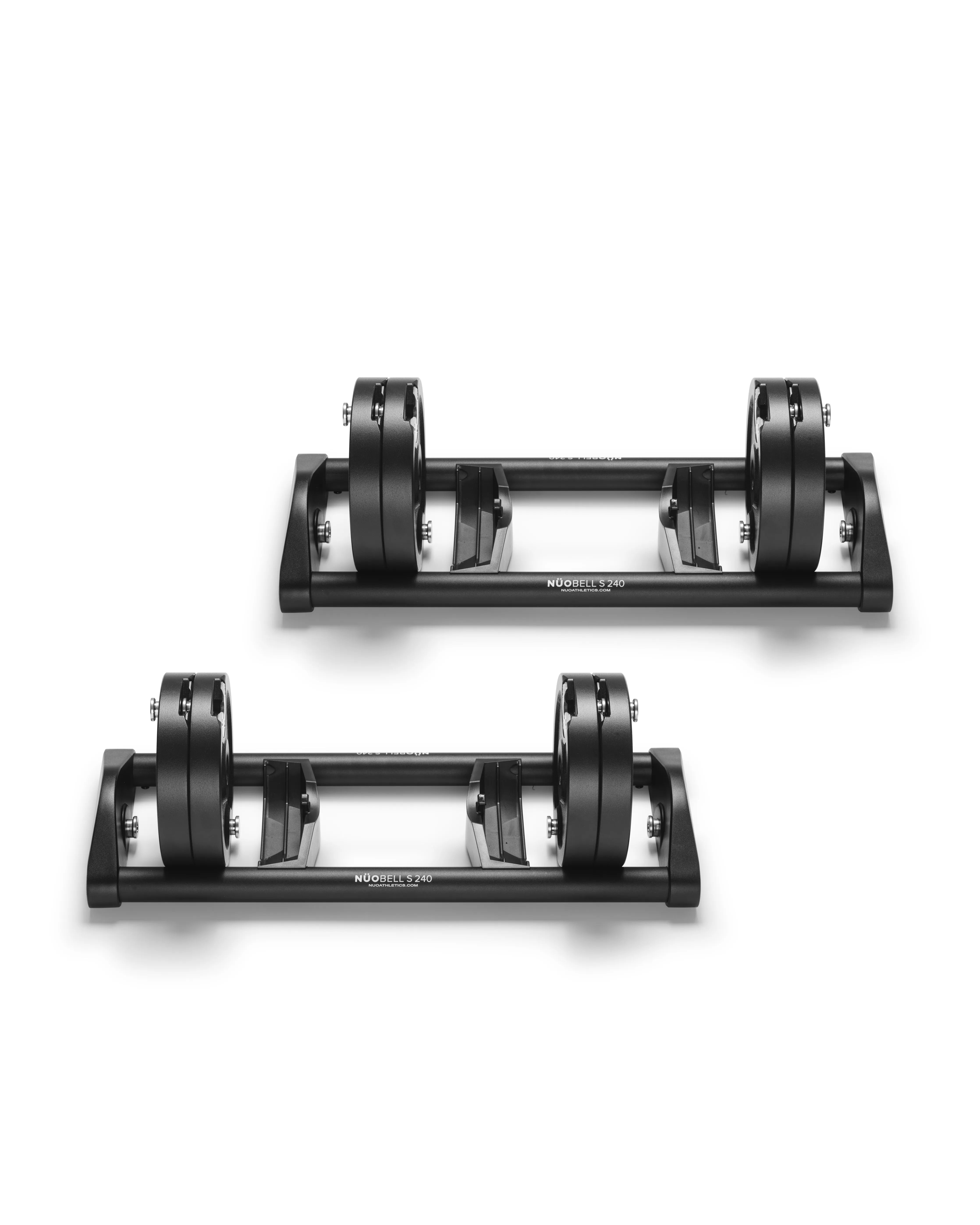 NÜOBELL S Expansion Kit Black (pair) KG – black expansion kit for NÜOBELL adjustable dumbbells, includes two pieces to increase weight capacity and enhance your home training experience.
