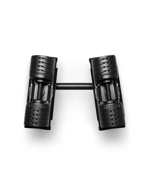 NÜOBELL S Pylon Floor Stand Black – durable black floor stand designed to safely support NÜOBELL adjustable dumbbells, ideal for keeping your home gym tidy and organized.