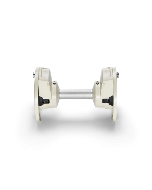 NÜOBELL S Handle Sand LB – durable adjustable dumbbell handle in sand color, engineered for smooth weight changes and comfortable grip during home workouts.
