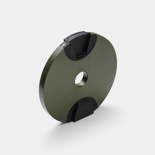 NÜOBELL 2 KG regular weight plate – Green