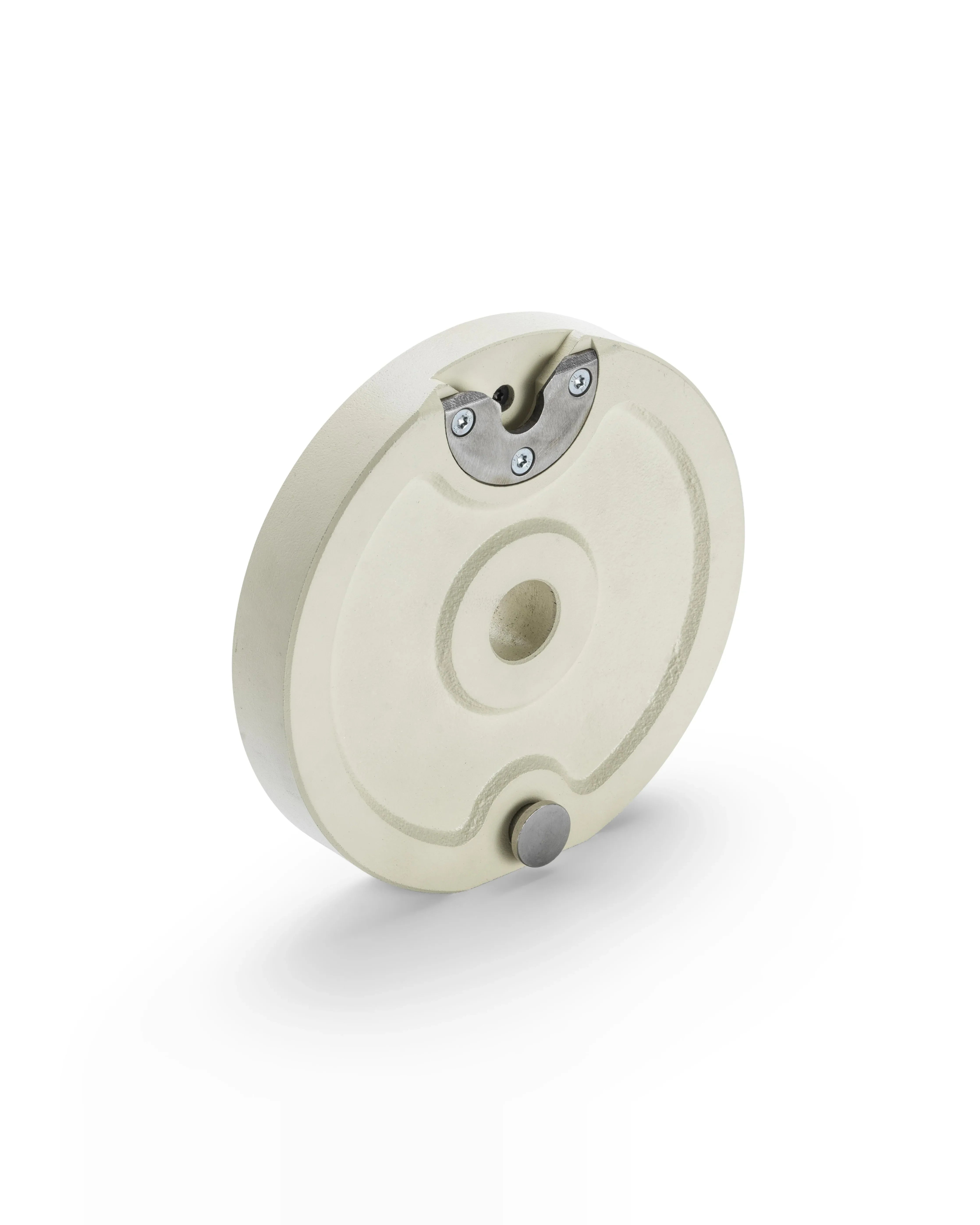 NÜOBELL S Regular Plate Sand KG – durable sand-colored regular weight plate for NÜOBELL adjustable dumbbells, ensuring precise weight increments and enhancing your home workout experience.