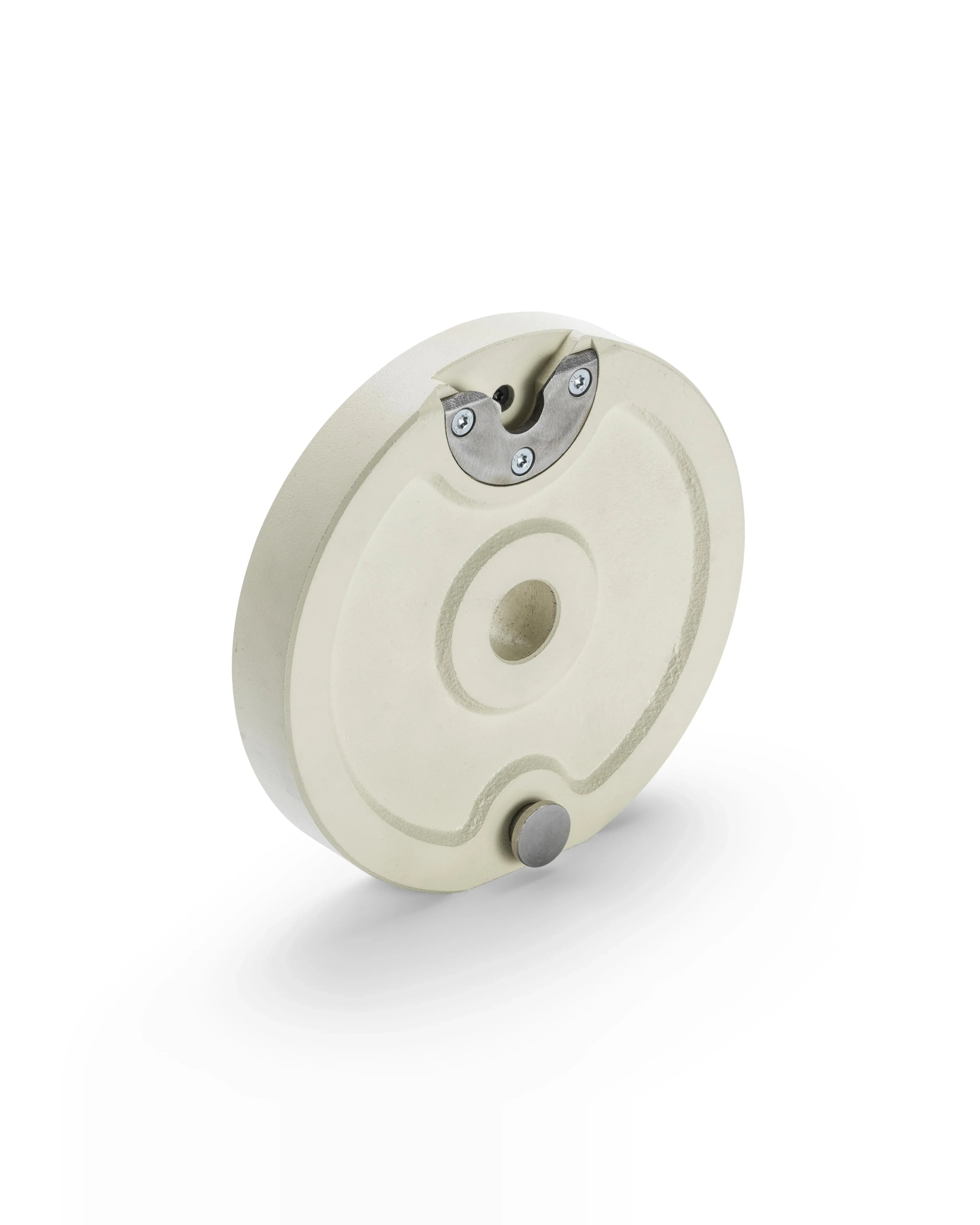 NÜOBELL S Regular Plate Sand LB – sturdy sand-colored regular weight plate designed for NÜOBELL adjustable dumbbells, providing reliable resistance for your home workouts.